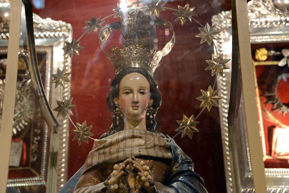 19 Replica Of The Original Nuestra Senora del Milagro Virgin Of Miracles Close Up In Salta Cathedral